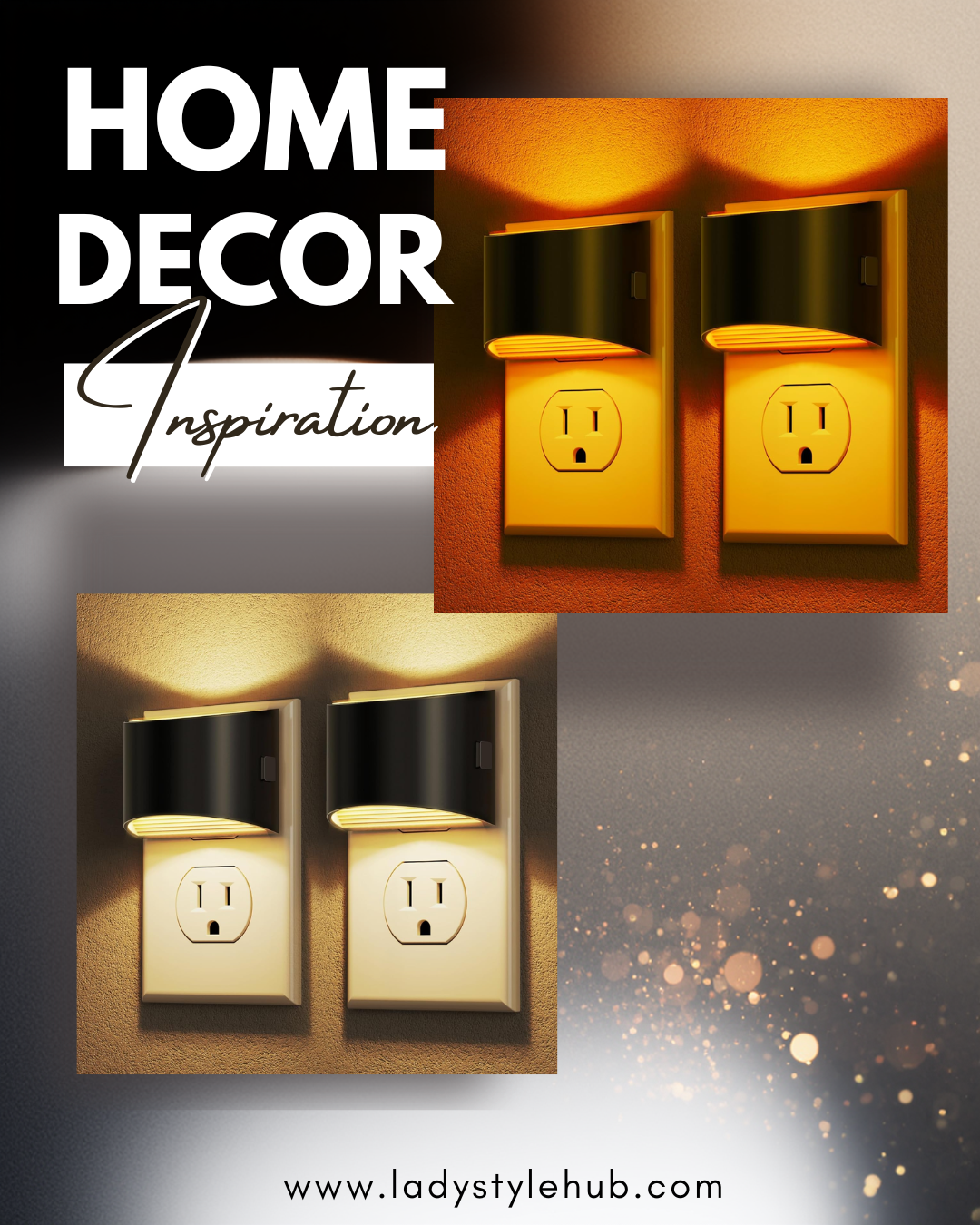 DORESshop LED Night Light - 2 Pack